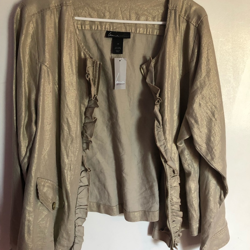 Gold fashion jacket